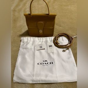 NWT LIMITED EDITION COACH Willis Top Handle 18